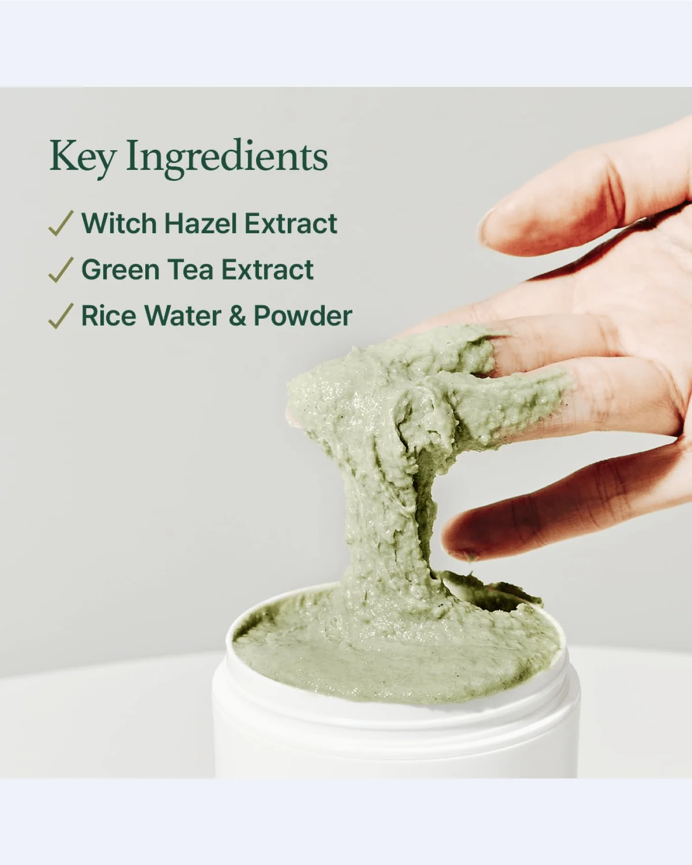 Fresh Green Rice Mochi Cleanser - Image 4