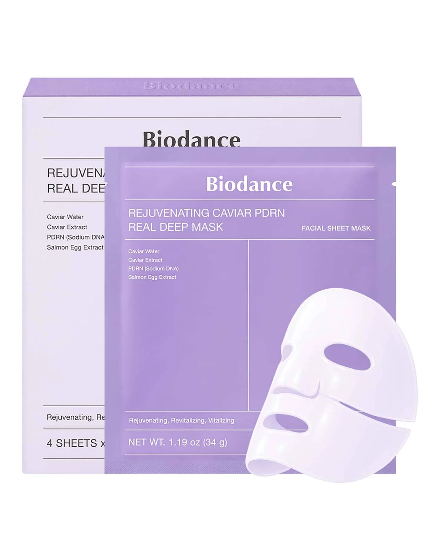 Rejuvenating Caviar PDRN Real Deep Mask - Image 2