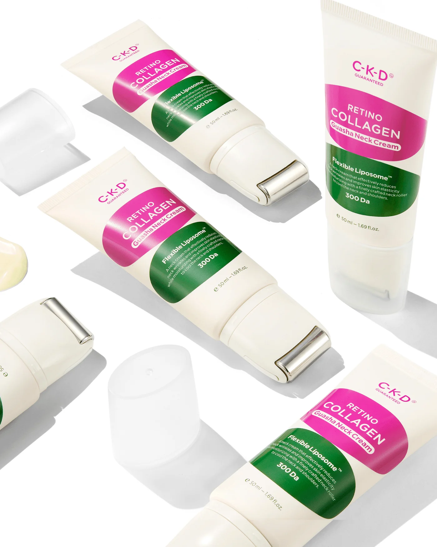 Retino Collagen Small Molecule 300 Guasha Neck Cream - Image 5