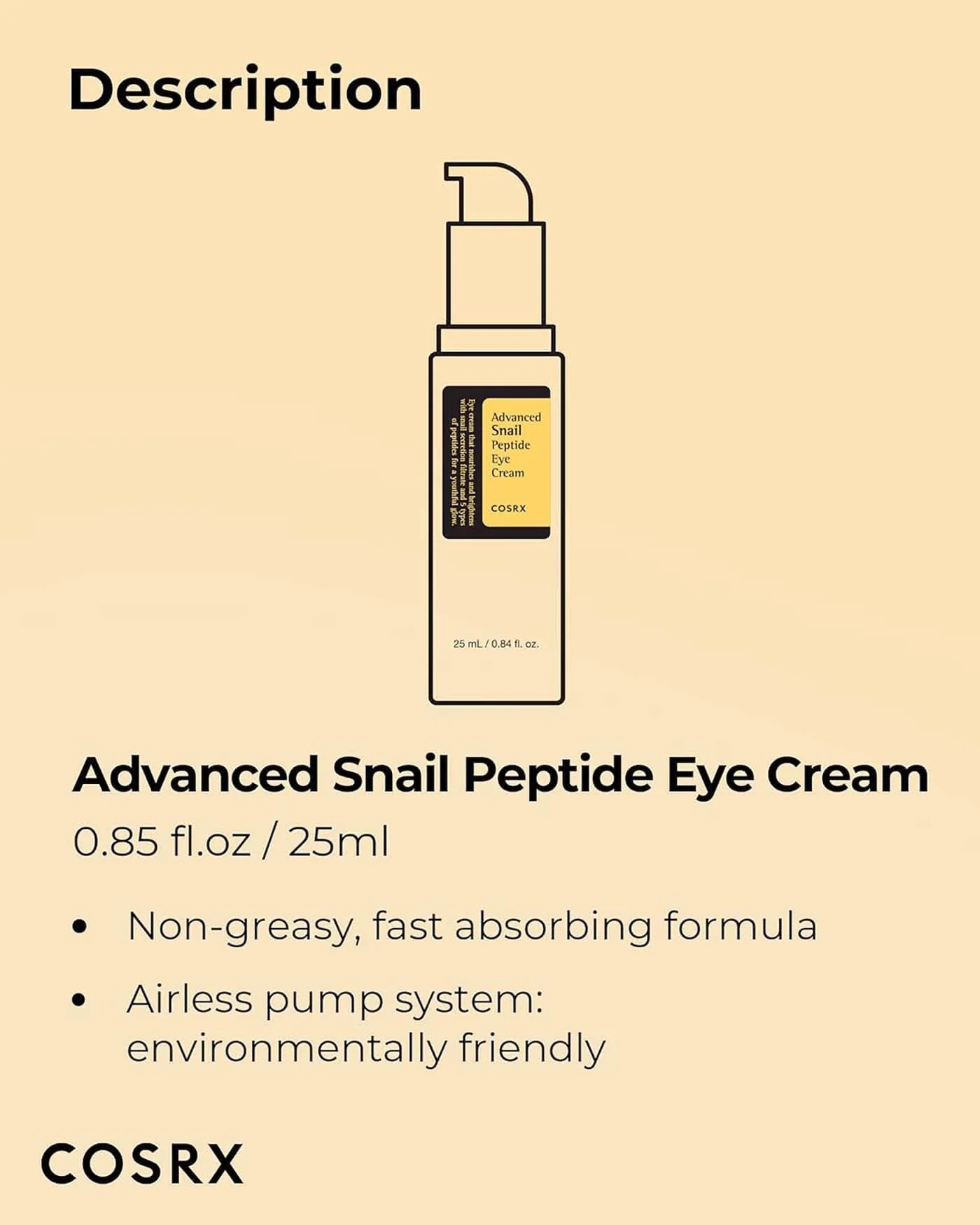 Advanced Snail Peptide Eye Cream - Image 10