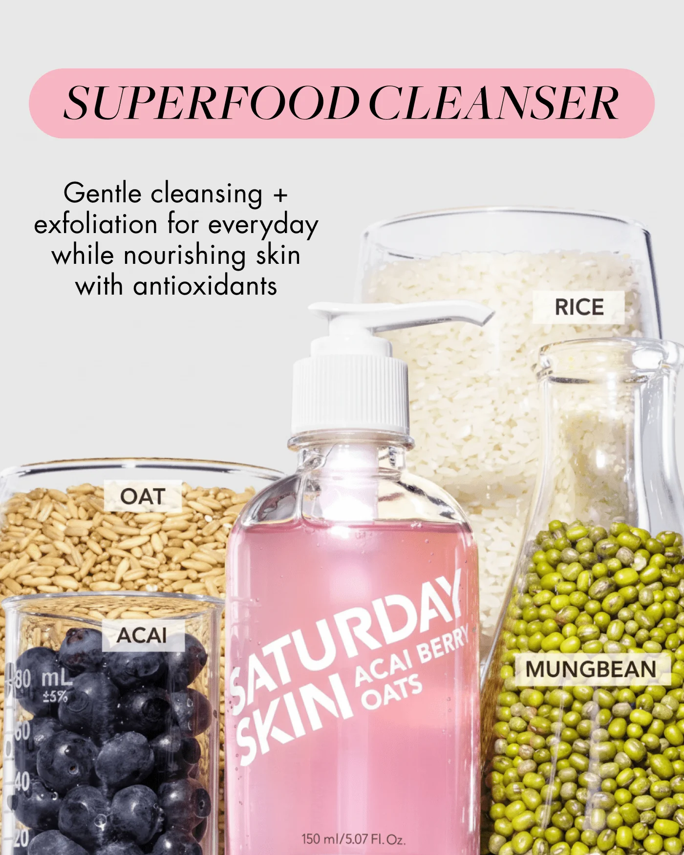 Acai Berry + Oats Antioxidant Gel Cleanser - Image 9