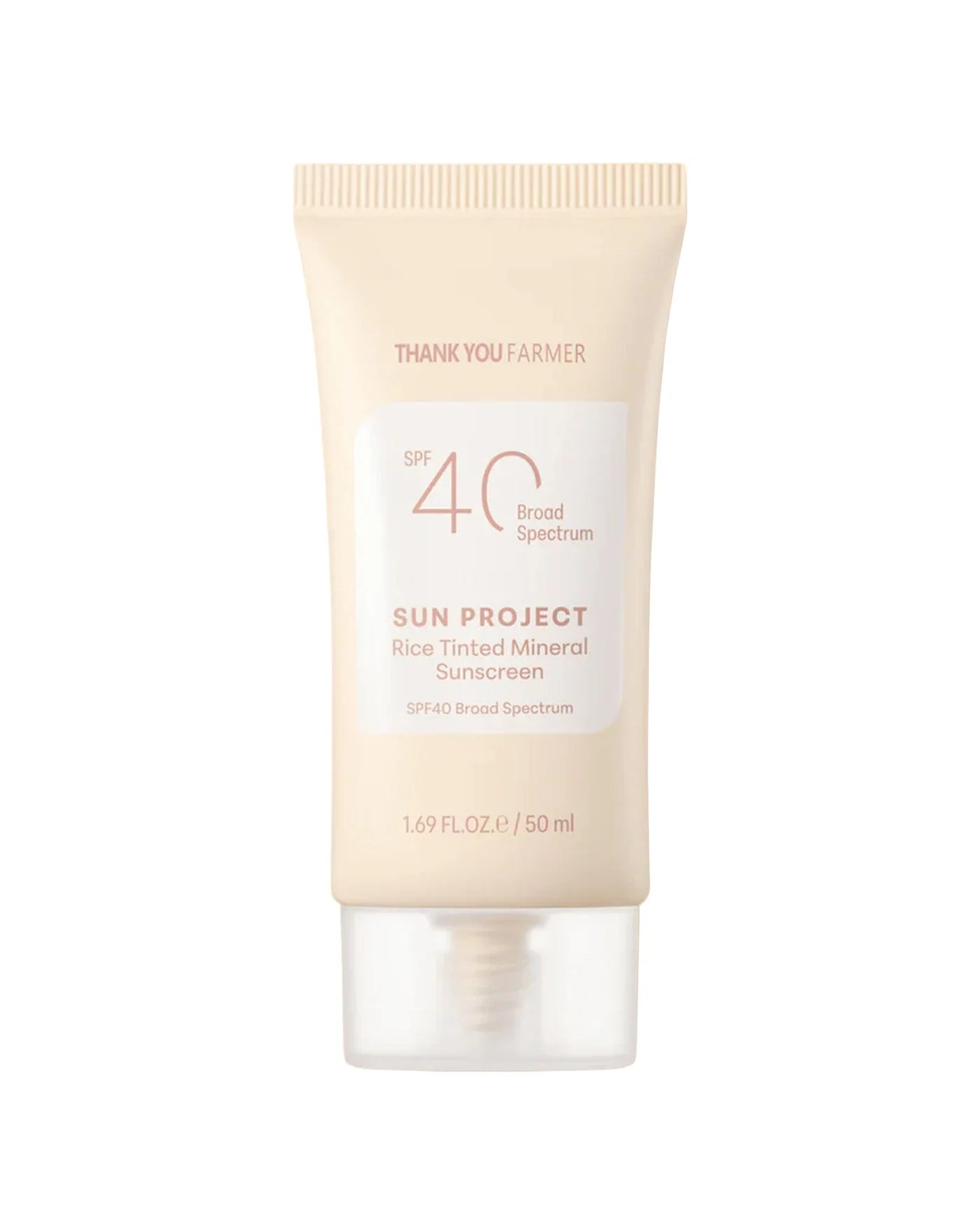Sun Project Rice Tinted Mineral Sunscreen SPF 40 Broad Spectrum