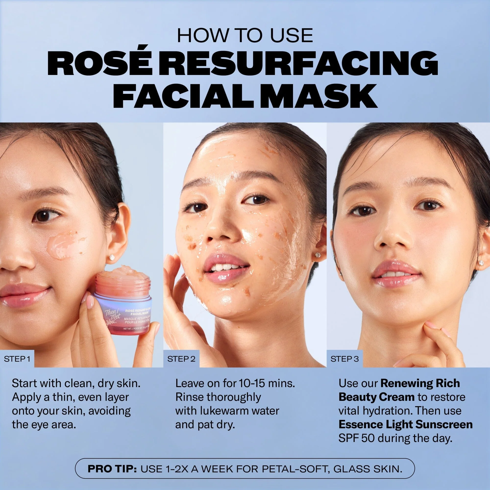 Rosé Resurfacing Facial Mask - Image 5