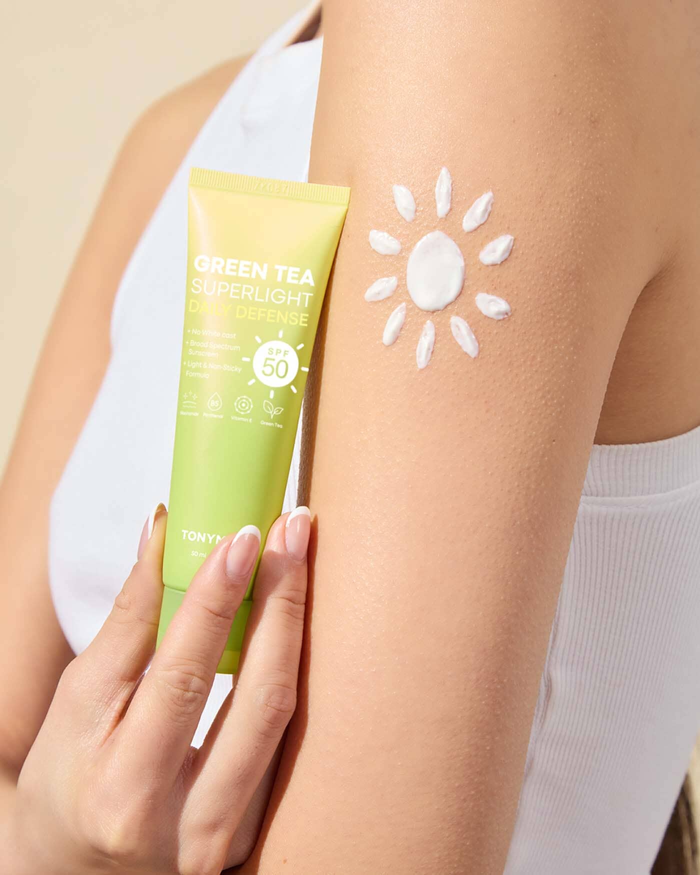 Green Tea Superlight Daily Defense Sunscreen SPF 50 - Image 6